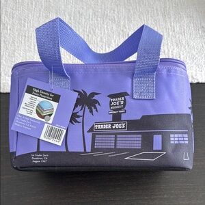 Trader Joe's Purple Insulated Lunch Bag